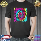 Tie Dye Happy 100th Day Of School Teacher Student 100 Days T-Shirt