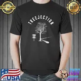 Treejection Disc Golf Sports Tree Disc Golf Player T-Shirt
