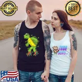Turtle Riding Roller Skates Reptile Water T-Shirt Tank Top