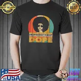 Unapologetically Dope Melanin Afro Queen Black History Month Vintage Sunset T-Shirt