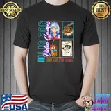 V Is For Video Games And A Is Fornime Anime Otaku Girl Japa T-Shirt