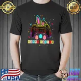 Video Game Happy Easter Bunny Gaming Controller Gamer T-Shirt