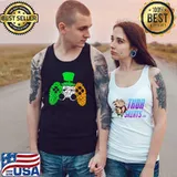 Video Game Lucky Shamrock St Patricks Day Irish T-Shirt Tank Top