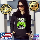 Video Gamer Student 100th Day Teacher 100 Days Of School T-Shirt Hoodie
