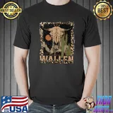 Wallen Western Wallen Bullhead Tee Cowboy Wallen Cactus Leopard T-Shirt