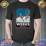 Weeks State Park New Hampshire Vintage Travel Bird T-Shirt
