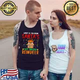 What Do You Mean Santa's Got Enough Reindeer Lights Ugly Cat Christmas T-Shirt Tank Top