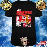 2022 American football conference champions Kansas city Chiefs Wolf shirt
