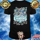 2022 national football conference champions Philadelphia Eagles signatures shirt