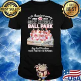 20th anniversary 2003 2023 Reds great American ball park big red Machine thank you for the memories shirt
