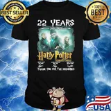 22 years 2001-2023 Harry Potter and the cursed child thank you for the memories signatures shirt