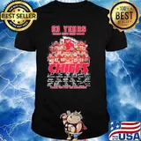 63 years 1961-2023 Chiefs thank you for the memories signatures shirt