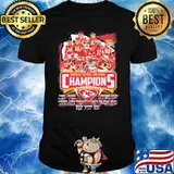 American football conference champions Kansas city Chiefs signatures shirt