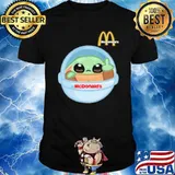 Baby Yoda alien McDonald's shirt