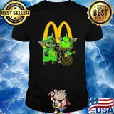 Baby Yoda and Grinch McDonald's shirt