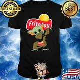 Baby yoda dabbing Frito Lay shirt