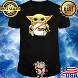 Baby yoda hug Cummins shirt