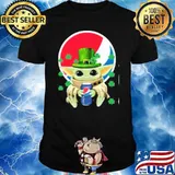 Baby yoda hug Pepsi St.Patrick's day shirt