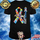 Baltimore Ravens Crucial catch intercept Autism NFL shirt
