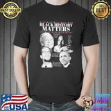 Black history matters Obama Malcom Rosa shirt