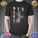Black history Obama Kamala Maya Stacey Kentanji signatures shirt