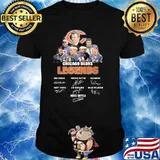 Chicago Bears legends Dick Butkus Mike Ditka signatures shirt