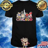 Chicago Blackhawks Chicago Bears Chicago Cubs chicago bulls city sport shirt