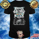 Eagles 90th anniversary 1933-2023 thank for your memories signatures shirt