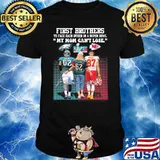First brothers to face each other in a super bowl my mom can't lose LVII Kelce signatures shirt