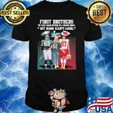 First brothers to face each other in a super bowl my mom can't lose signatures shirt
