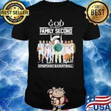 God first family second then Spartans basketball shirt