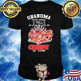 Grandma doesn't usually yell but when she does her Kansas city Chiefs are playing signatures shirt