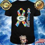 Green Bay Packers Crucial catch intercept Autism NFL shirt