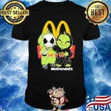 Grinch and Jack Skellington McDonald's shirt