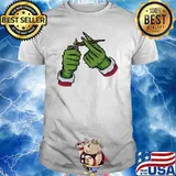 Grinch Weed smoking Christmas shirt