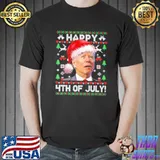 Happy halloween 4th of july - Christmas Biden shirt
