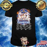 Houton Astros American league champions 2022 signatures shirt