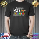 It's Ok To Be Different Dinosaur Autism Awareness shirt