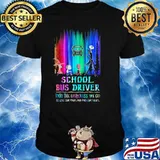Jack skellington and friends school bus driver into the darkness we go to lose our minds and find our souls shirt