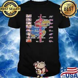 Jayhawks K.J Adams Dajuan Harris signatures shirt
