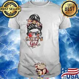 Kansas city Chiefs girl glasses football shirt