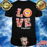 Kansas city Chiefs love myChiefs signatures shirt