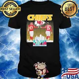 Kansas city Chiefs LVII Super Bowl Kelce and Mahomes shirt