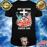 Kansas City Chiefs one nation under god sport eagles shirt