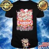 Kansas city Chiefs super bowl Champions LVII signatures football shirt