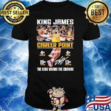 King James Career Point the king wears the crown signature shirt