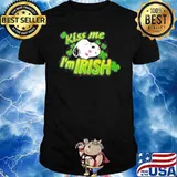 Kiss me I'm Irish snoopy St. Patrick's day shirt