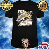 Kyle Busch Richard Childress Racing Team Collection Black MGM Blister signature shirt