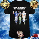 Like father like sons manning signatures shirt