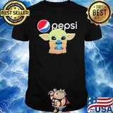 Pepsi Baby Yoda hug Stitch shirt